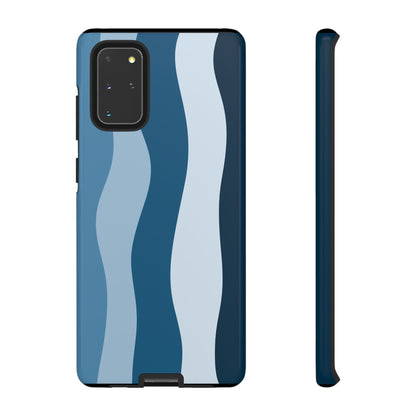 Blue Tide Wave Tough Phone Case