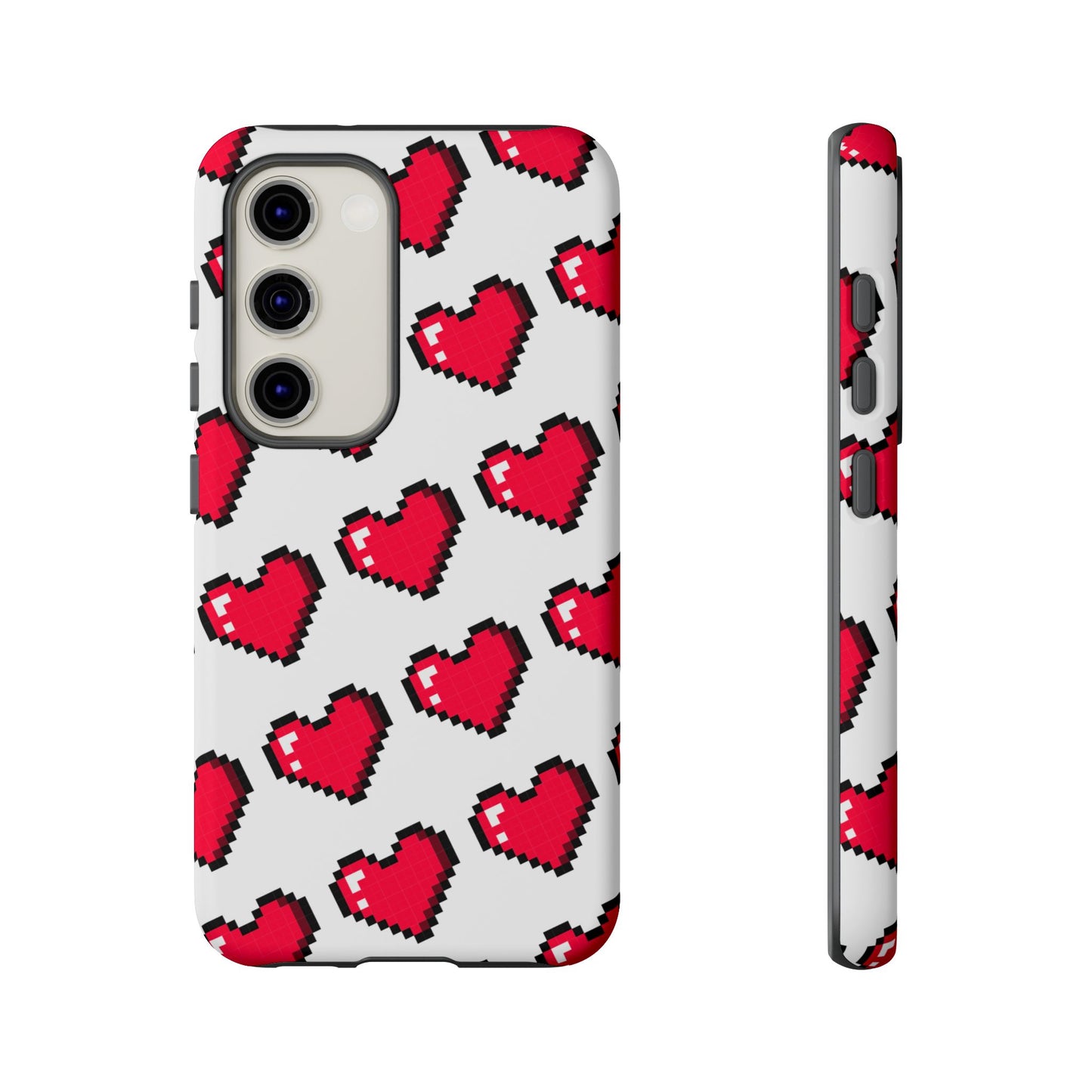 Pixel Heart Tough Phone Case