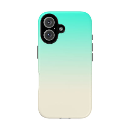 Aqua Cream Gradient Tough Phone Case