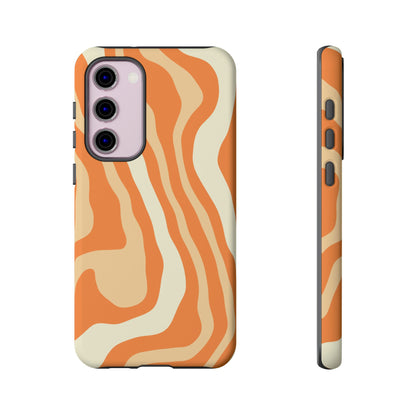Peach Cream Swirl Tough Phone Case