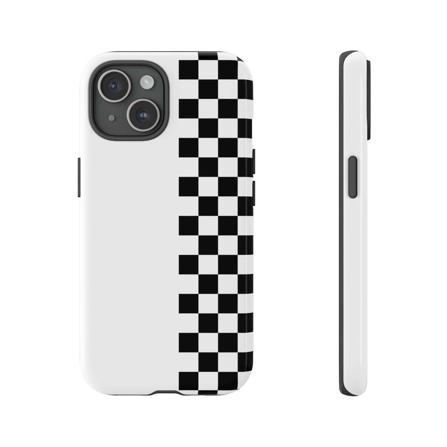 Checker Stripe Tough Phone Case