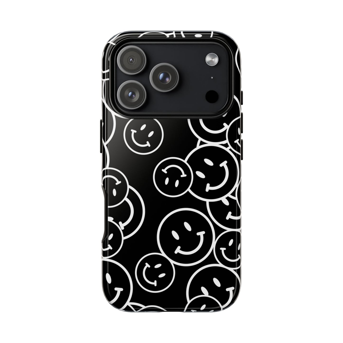 Happy Face Pattern Tough Phone Case