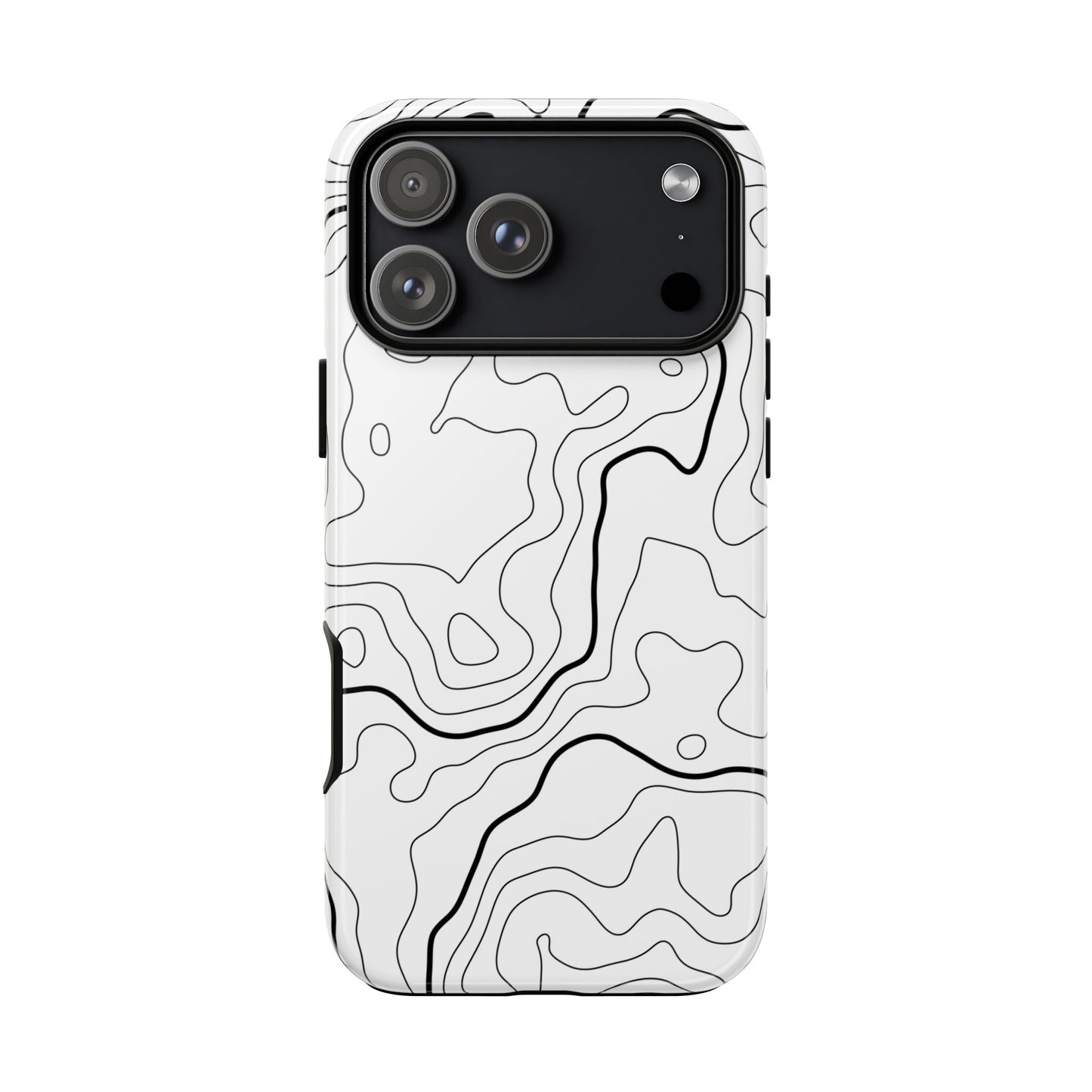 Minimal Topographic Tough Phone Case