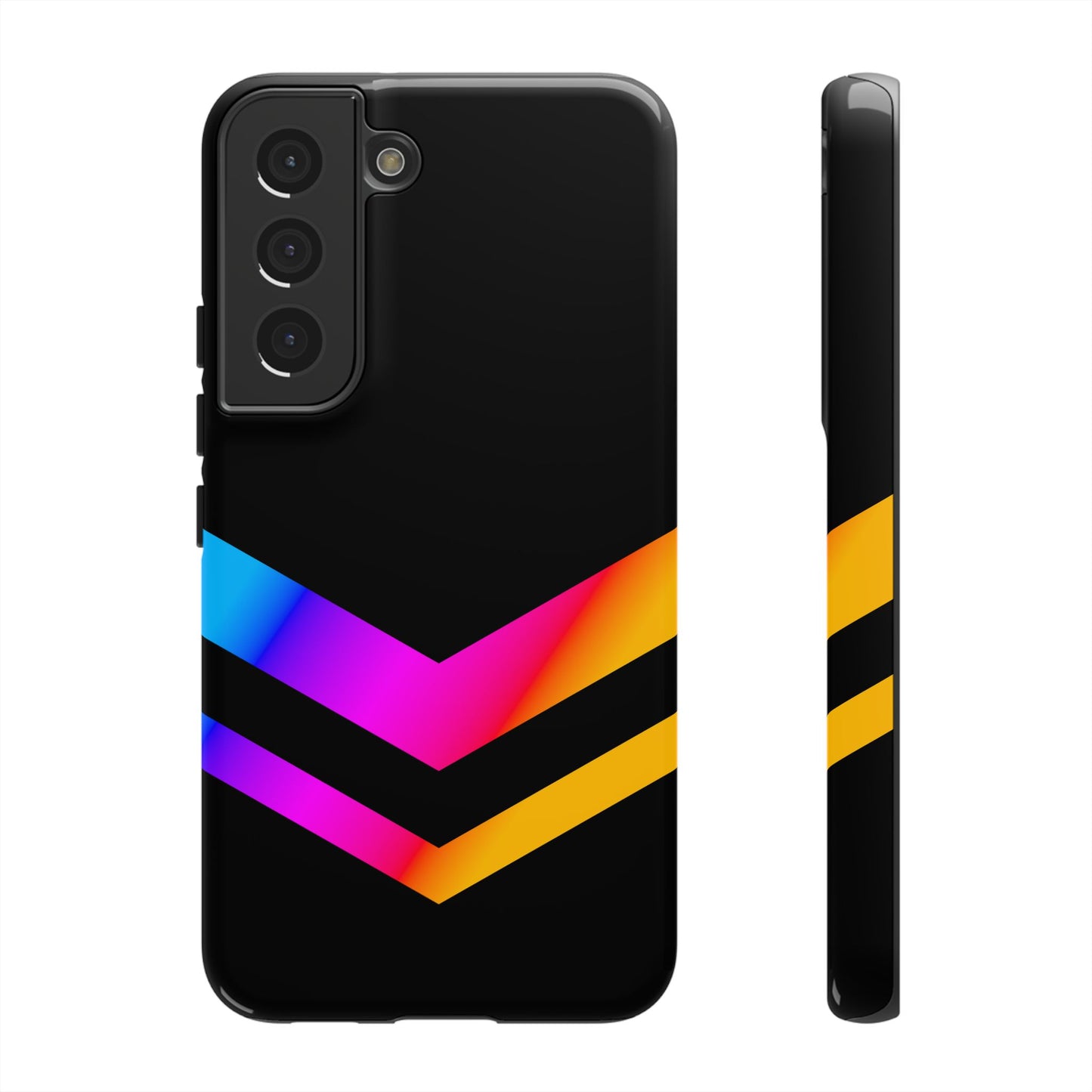 Neon V-Stripe Tough Phone Case