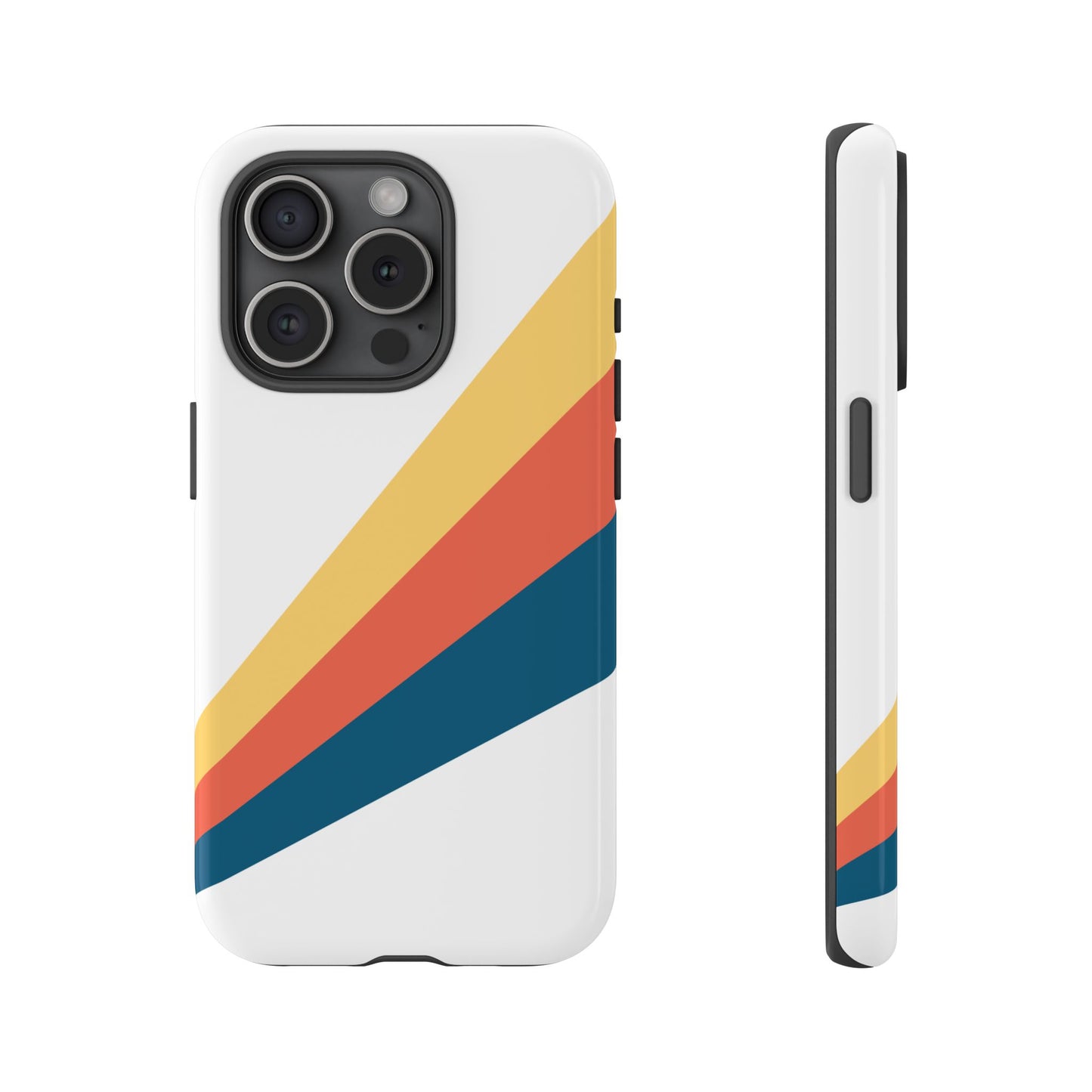 Diagonal Color Stripe Tough Phone Case