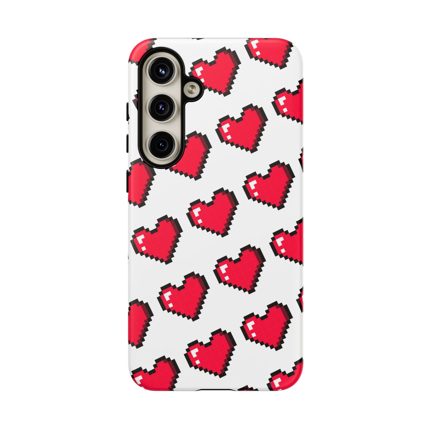 Pixel Heart Tough Phone Case