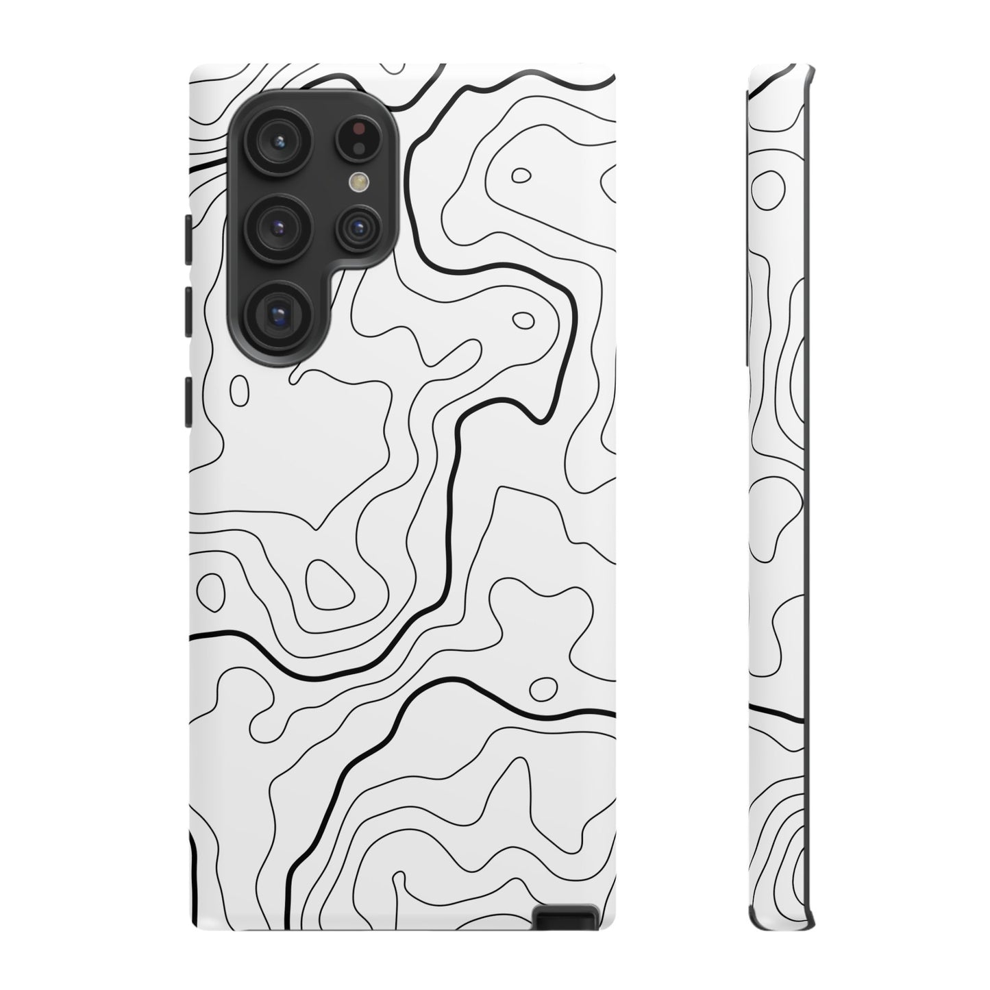 Minimal Topographic Tough Phone Case