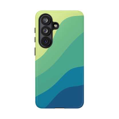 Coastal Green Wave Tough Phone Case