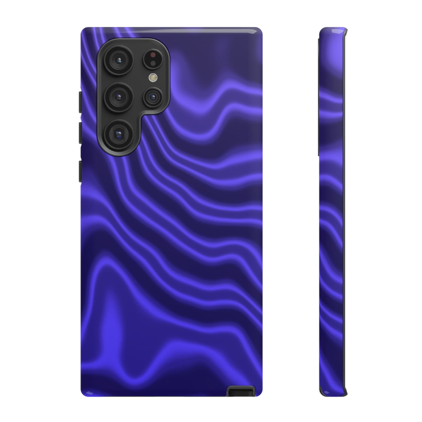 Neon Purple Flow Tough Phone Case