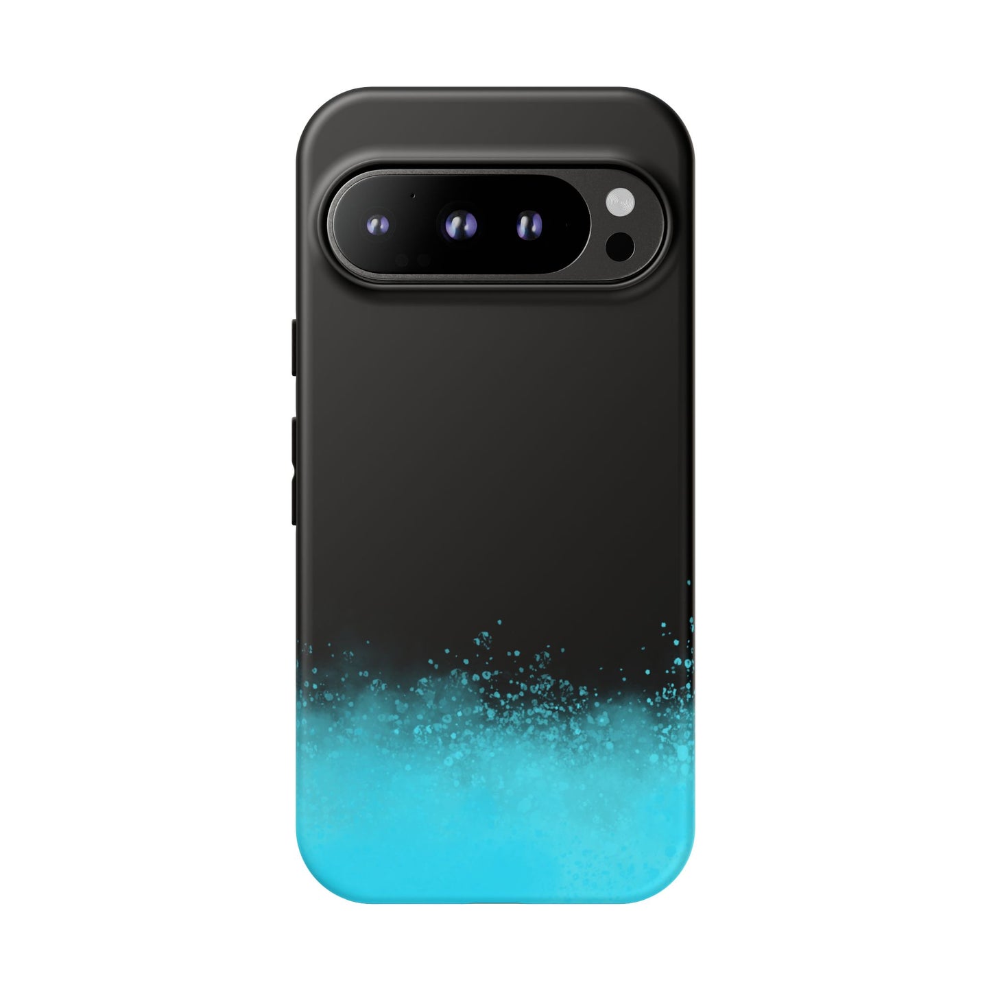 Black Aqua Splash Tough Phone Case