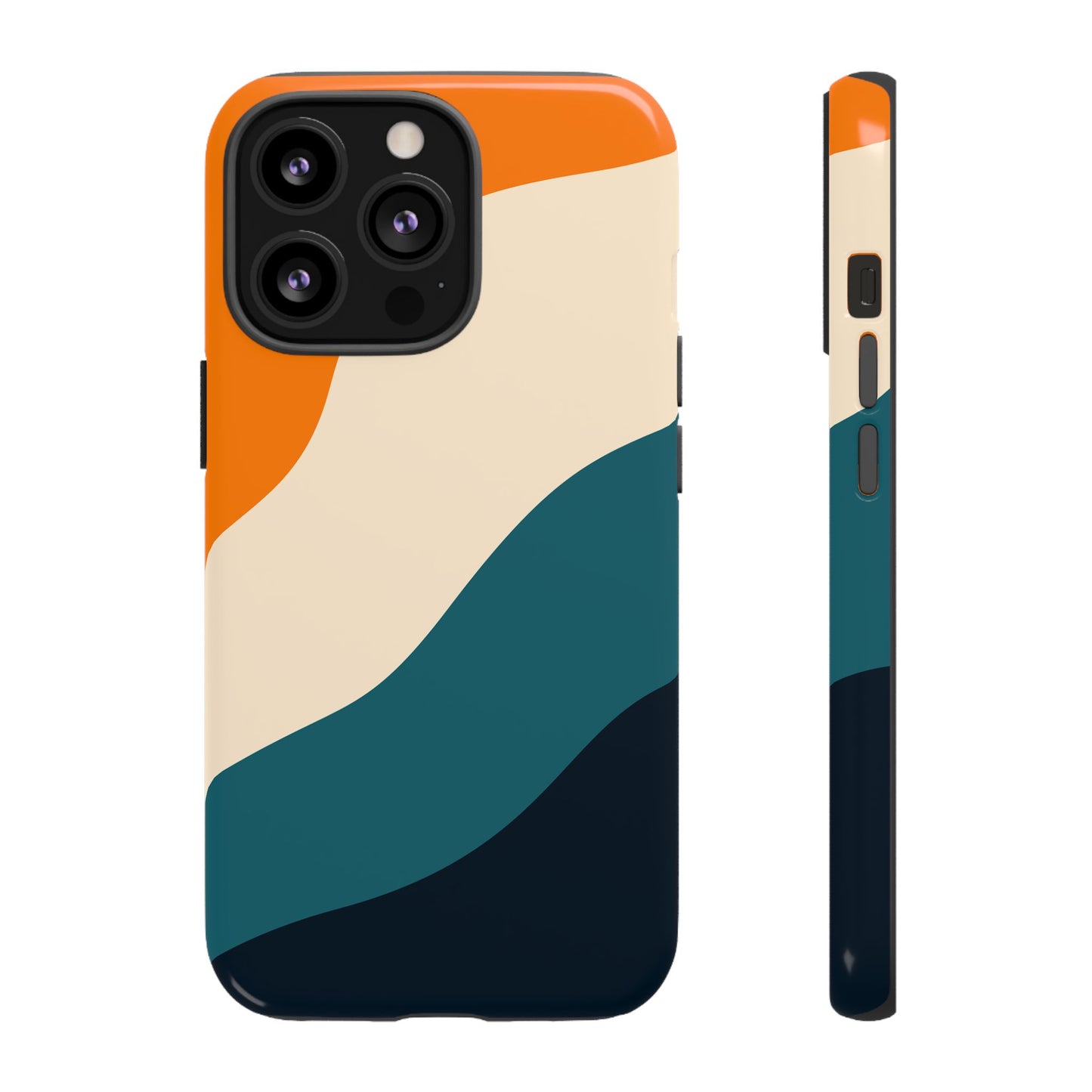 Blue Tide Wave Tough Phone Case