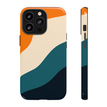 Blue Tide Wave Tough Phone Case