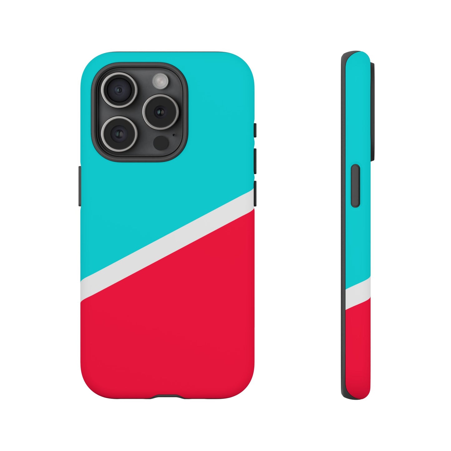Aqua Pop Colorblock Tough Phone Case