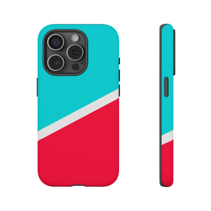 Aqua Pop Colorblock Tough Phone Case