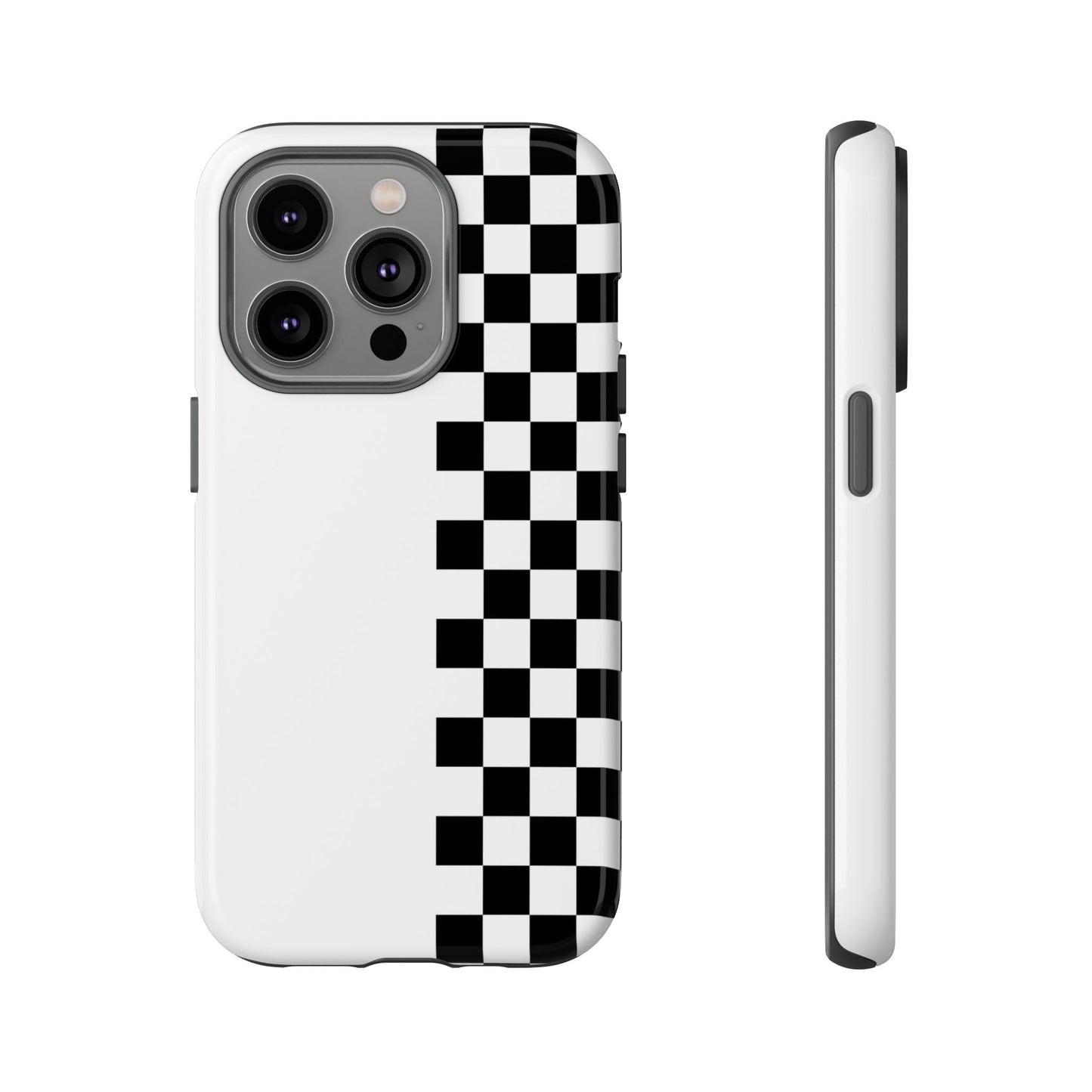 Checker Stripe Tough Phone Case