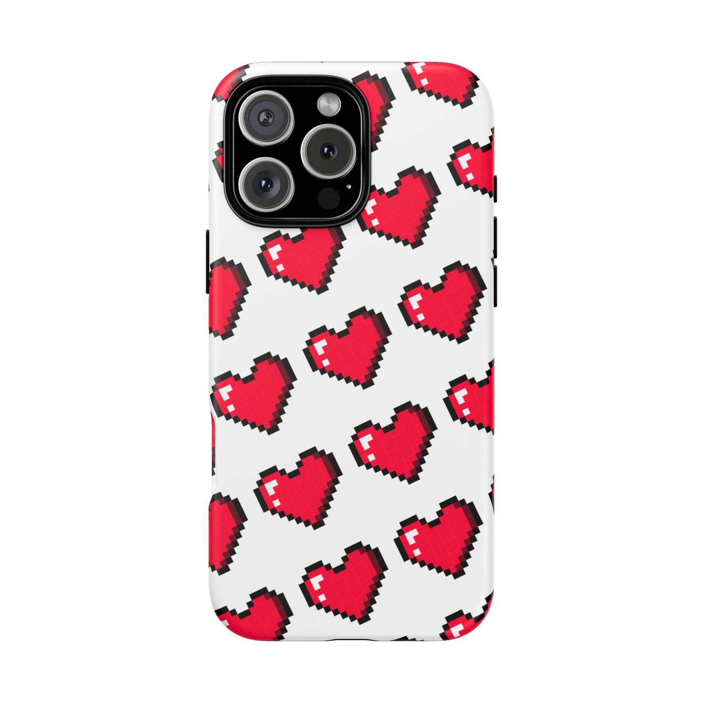 Pixel Heart Tough Phone Case
