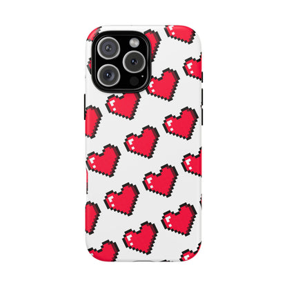 Pixel Heart Tough Phone Case