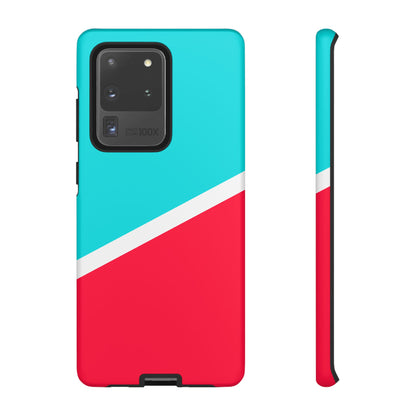 Aqua Pop Colorblock Tough Phone Case