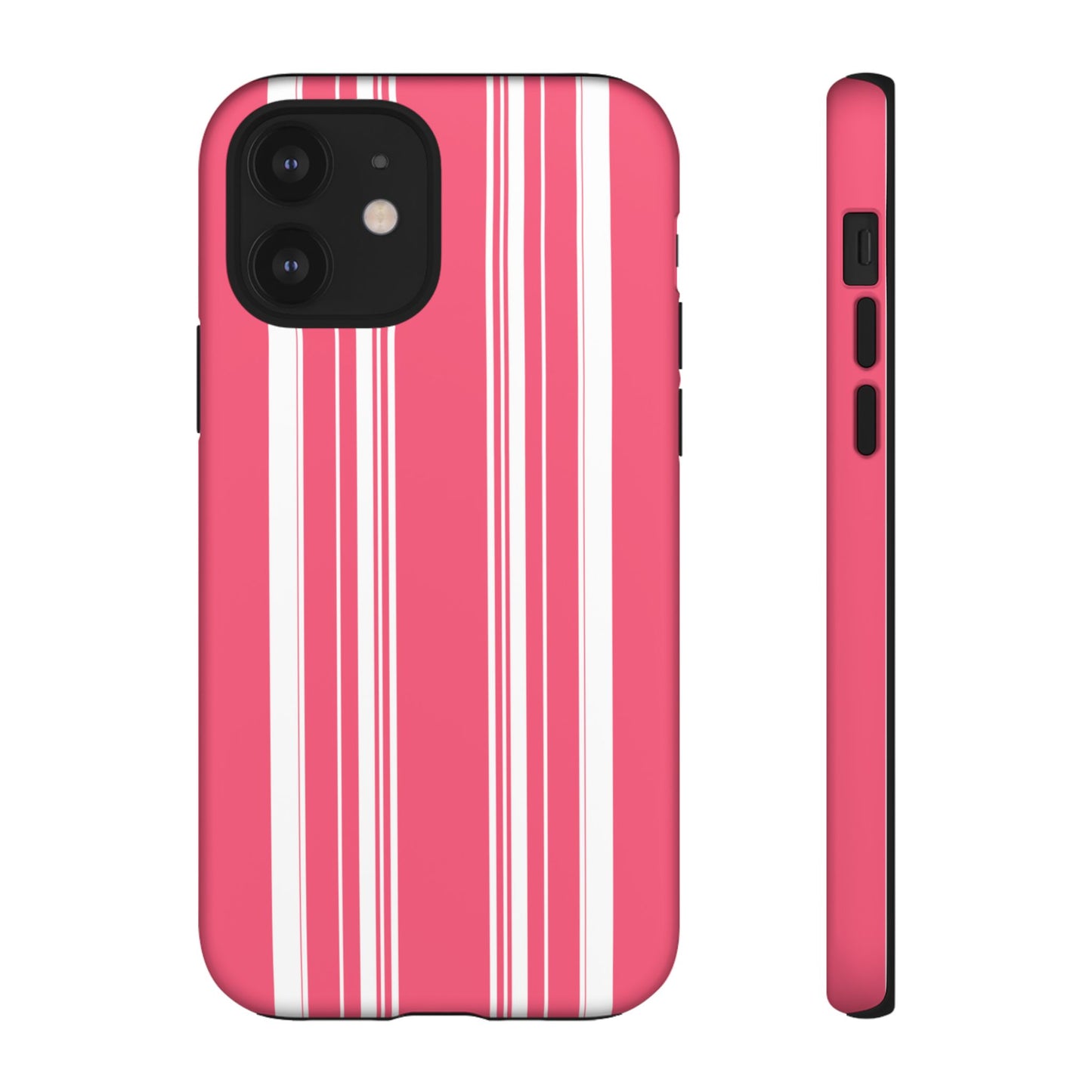 Pink Prep Stripe Tough Phone Case
