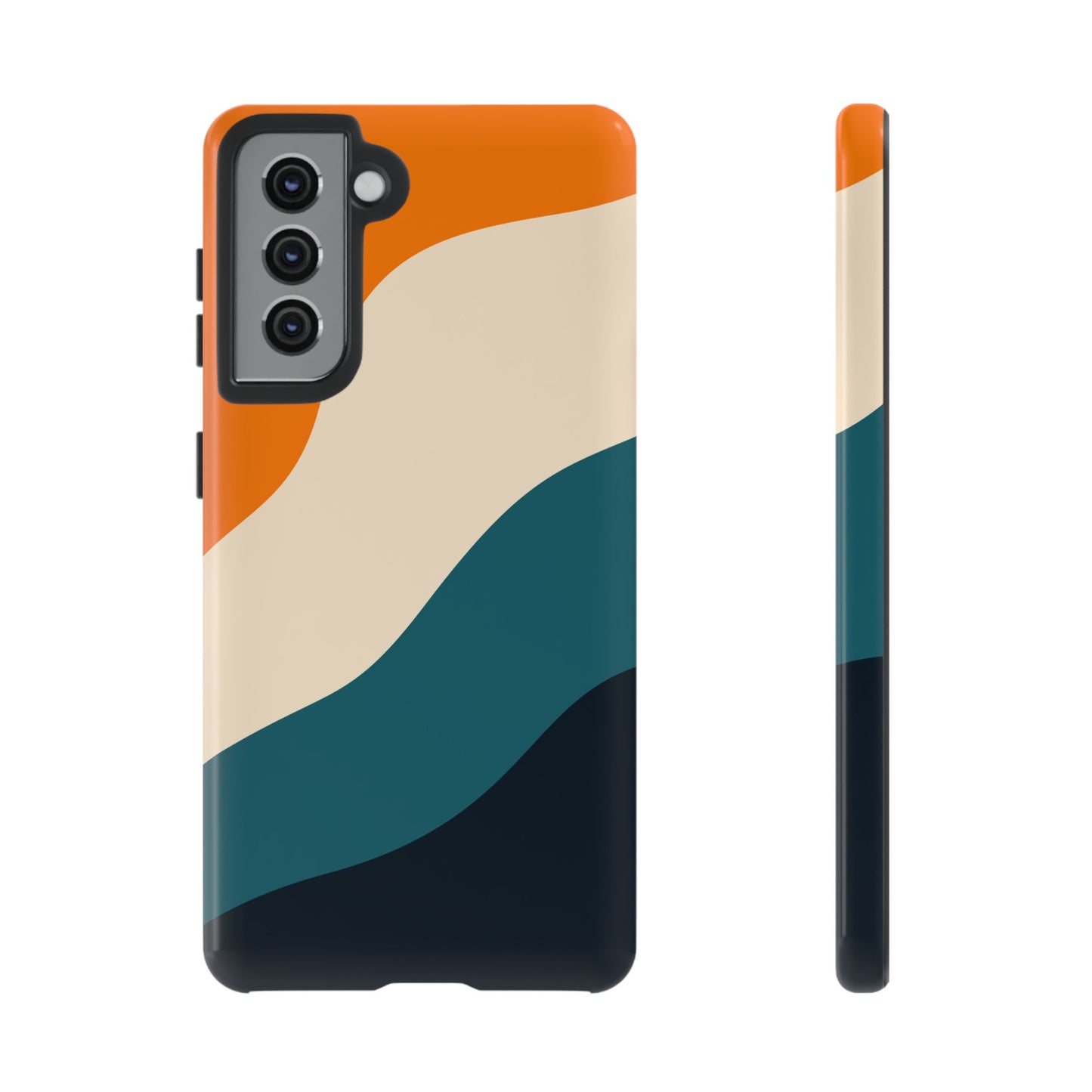 Blue Tide Wave Tough Phone Case