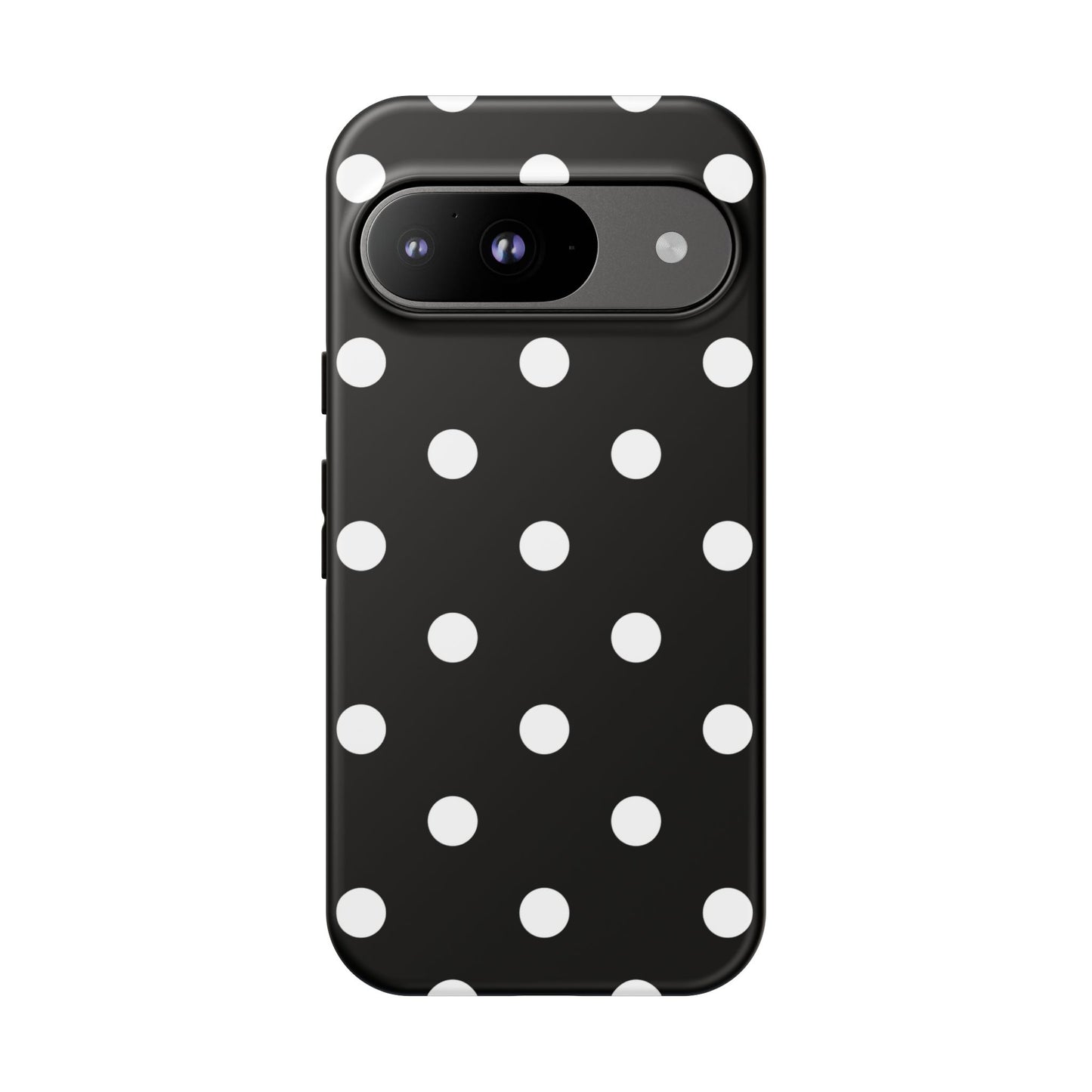 Black Polka Dot Tough Phone Case