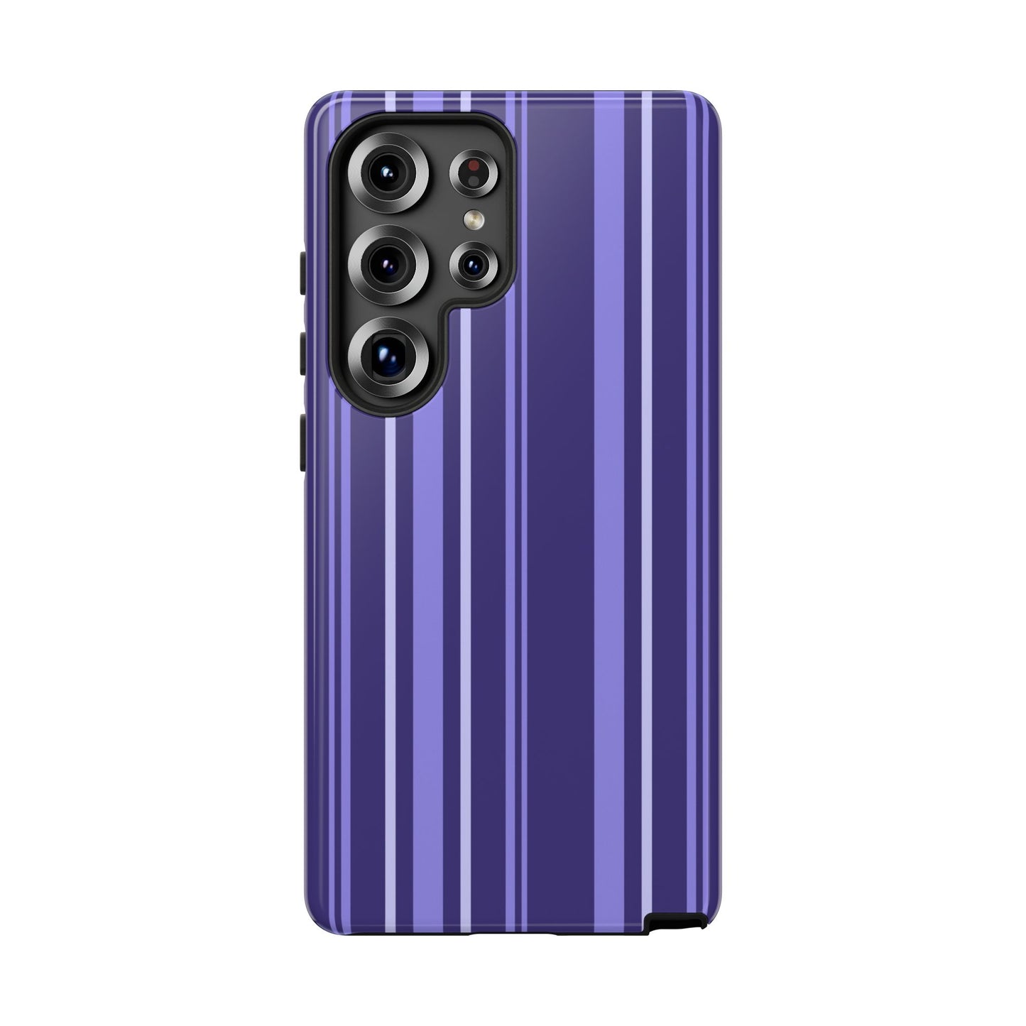 Berry Violet Stripe Tough Phone Case