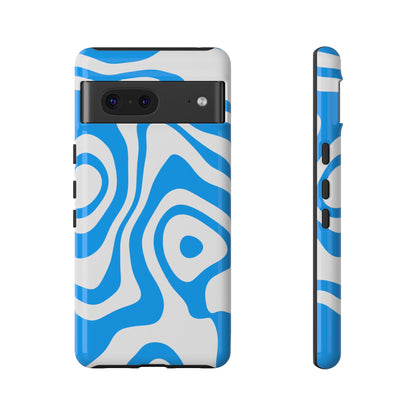 Blue Contour Tough Phone Case