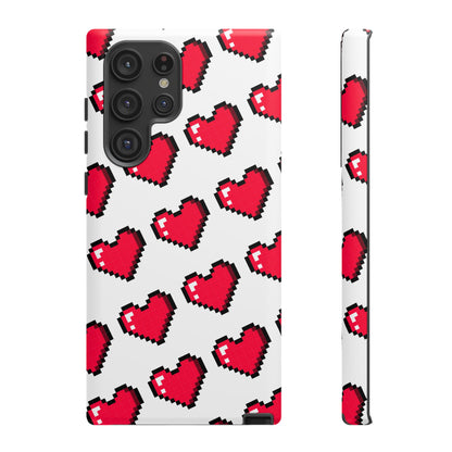 Pixel Heart Tough Phone Case