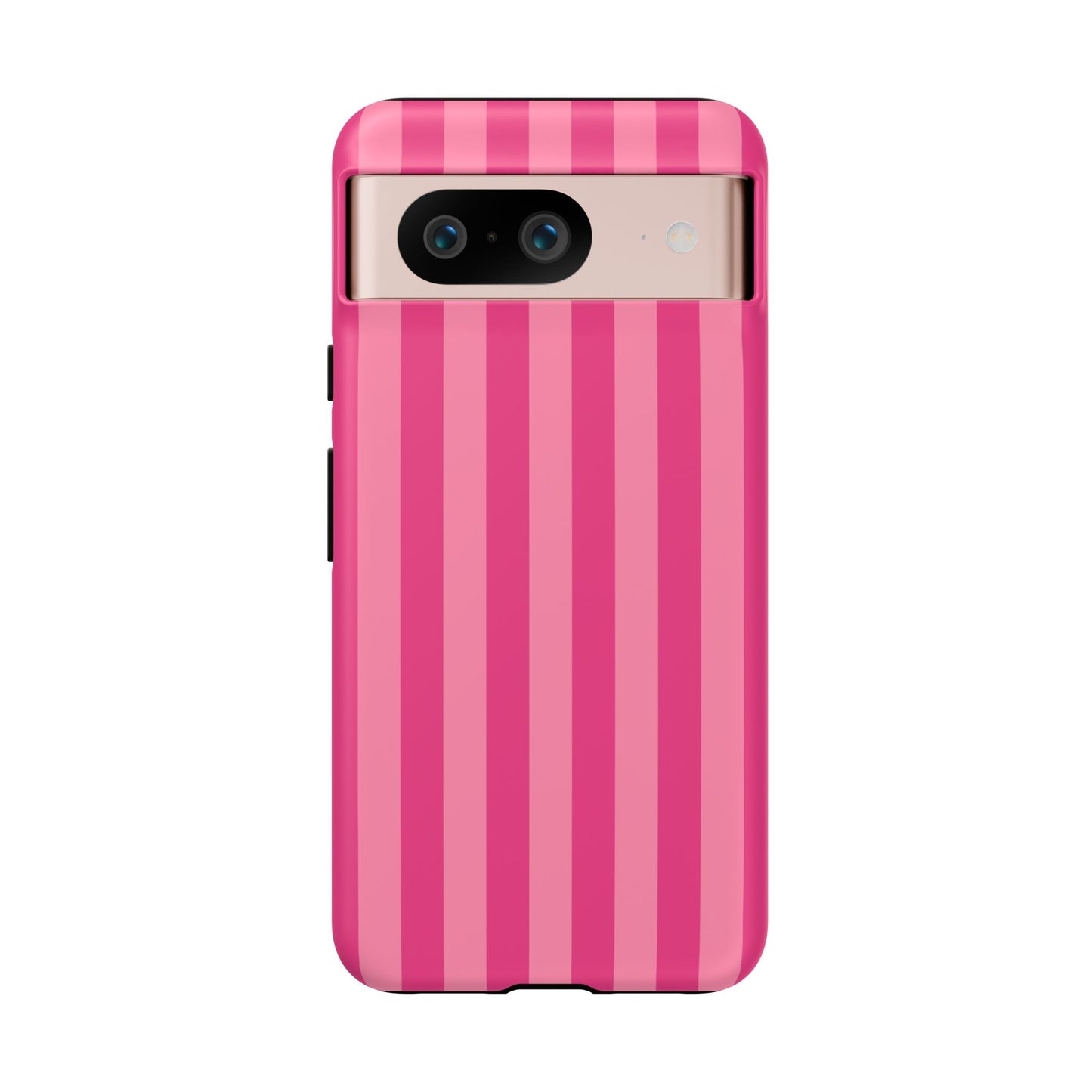 Pink Candy Stripe Tough Phone Case
