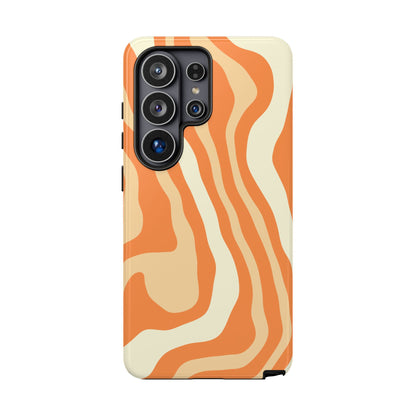Peach Cream Swirl Tough Phone Case