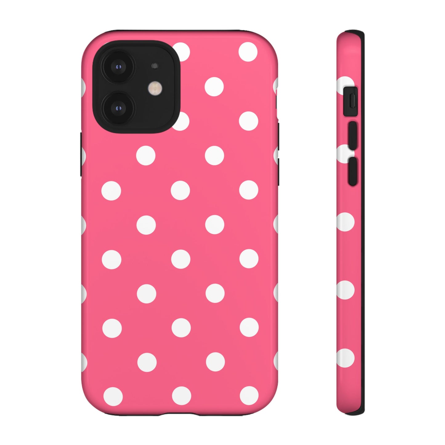 Bubblegum Pink Polka Dot Tough Phone Case