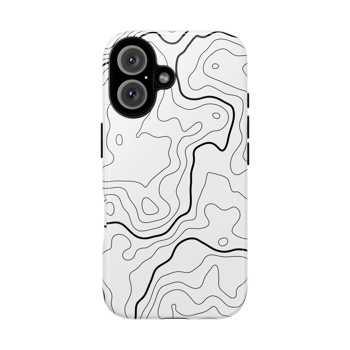 Minimal Topographic Tough Phone Case
