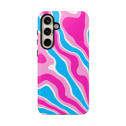 Candy Aqua Wave Tough Phone Case