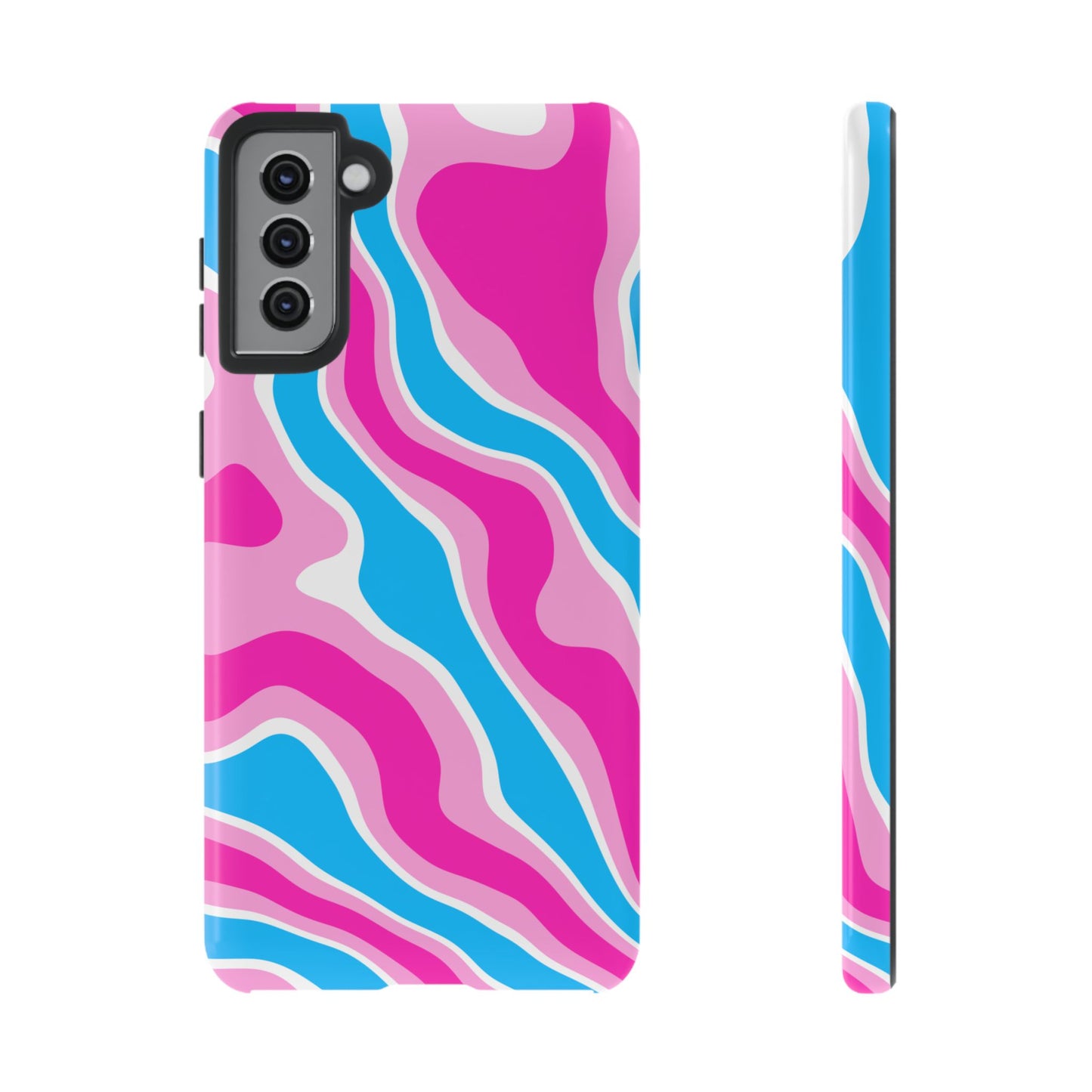 Candy Aqua Wave Tough Phone Case
