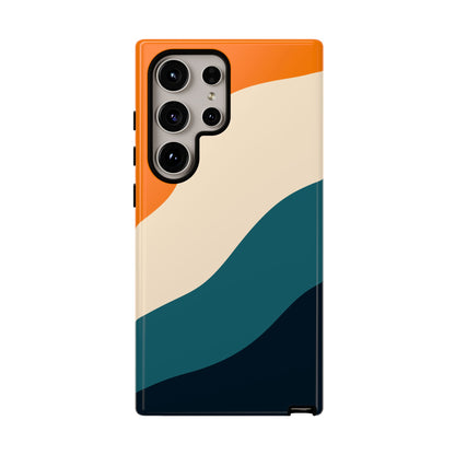 Blue Tide Wave Tough Phone Case