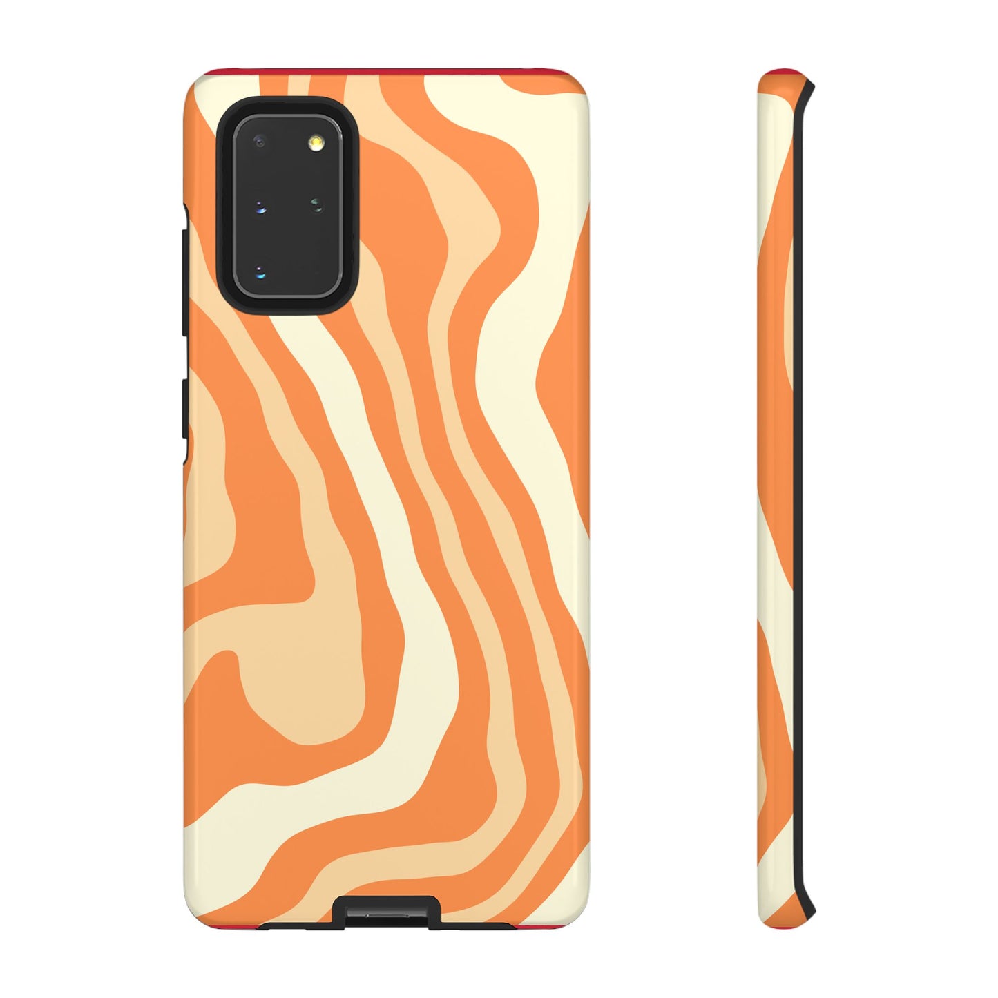 Peach Cream Swirl Tough Phone Case