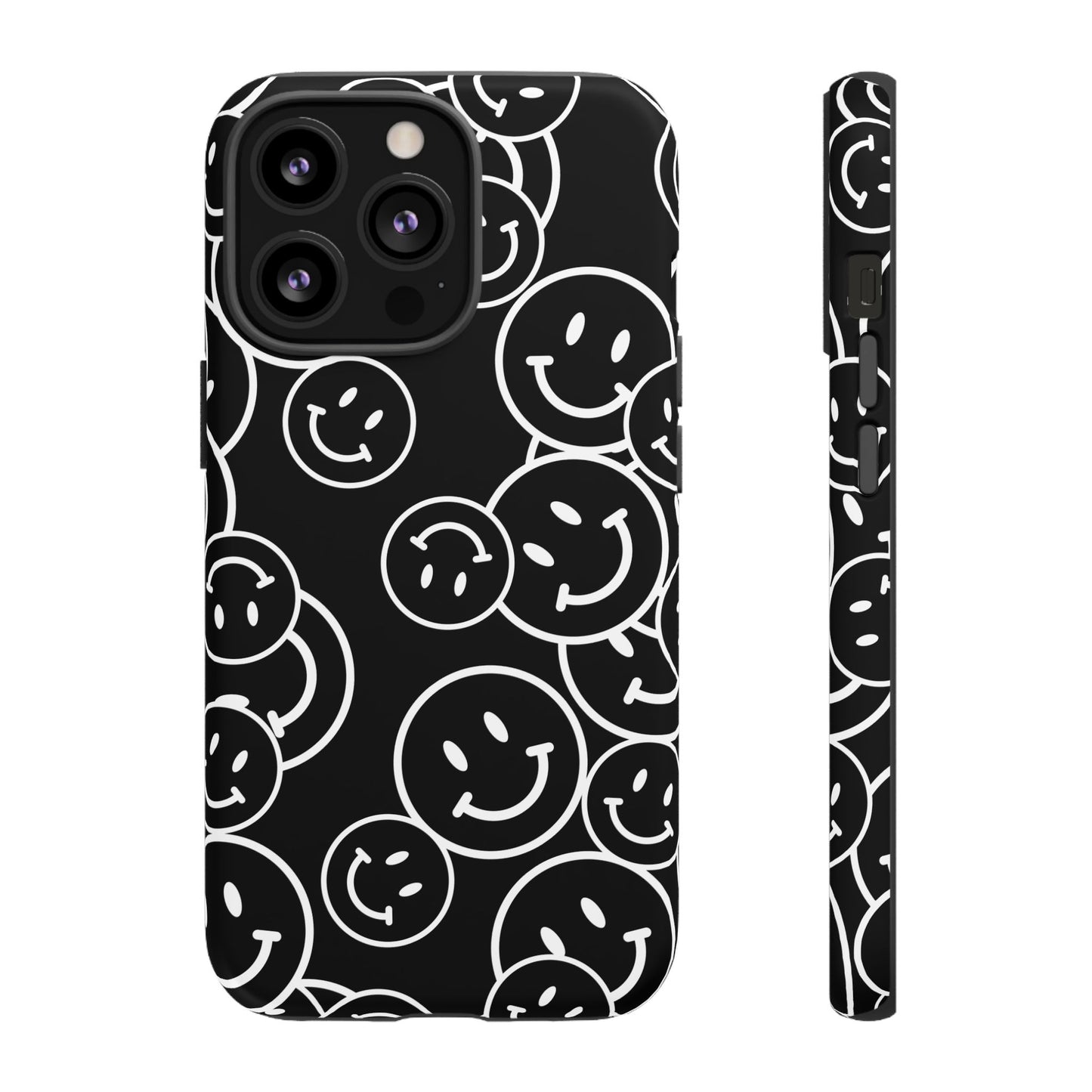 Happy Face Pattern Tough Phone Case