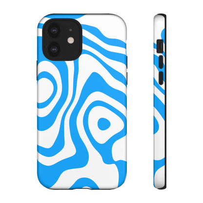 Blue Contour Tough Phone Case
