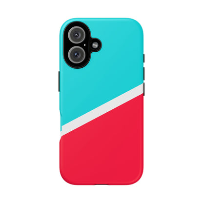 Aqua Pop Colorblock Tough Phone Case