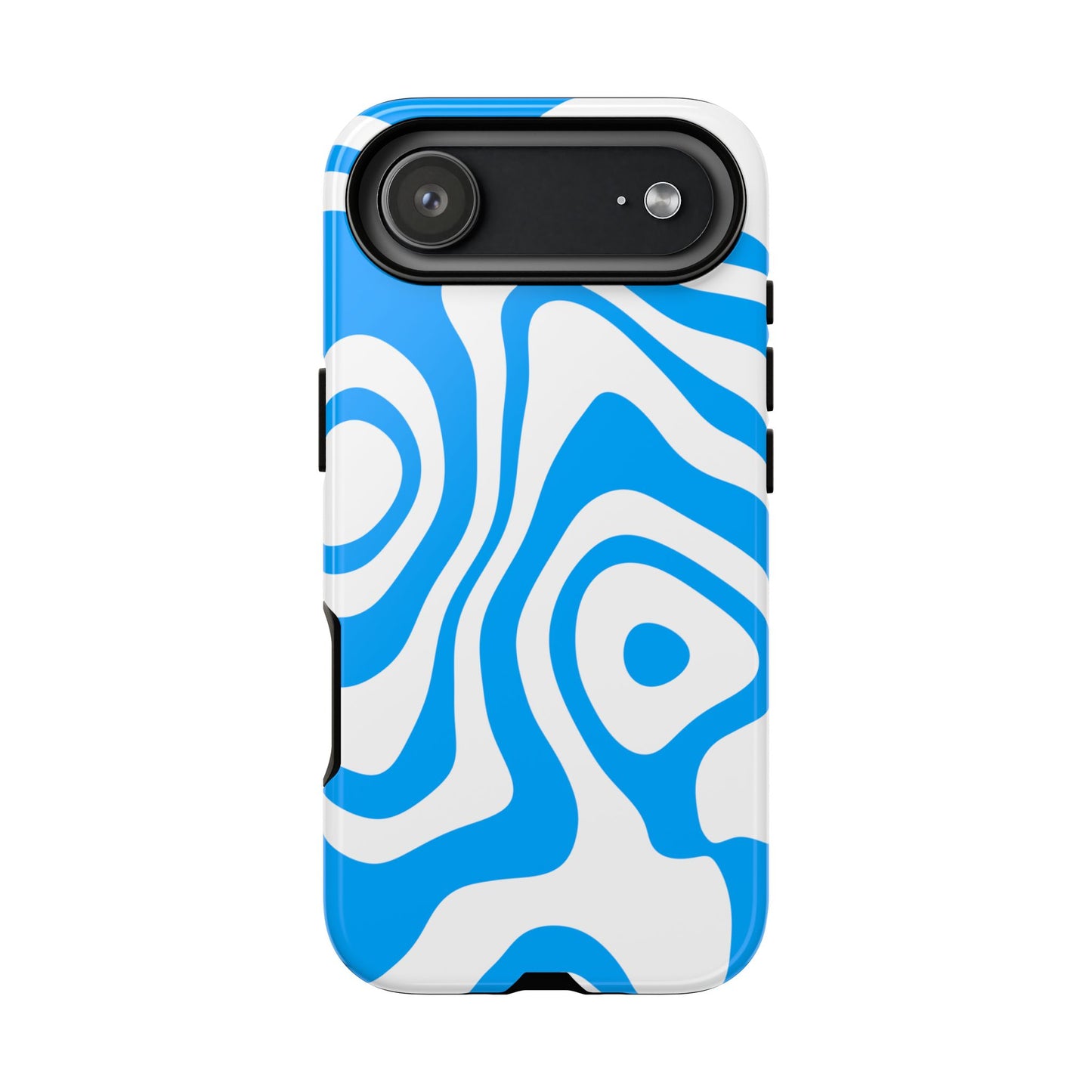Blue Contour Tough Phone Case