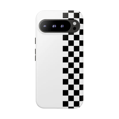 Checker Stripe Tough Phone Case