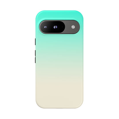 Aqua Cream Gradient Tough Phone Case