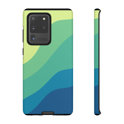 Coastal Green Wave Tough Phone Case