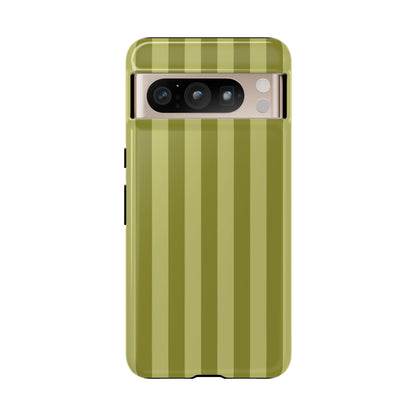 Olive Stripe Tough Phone Case