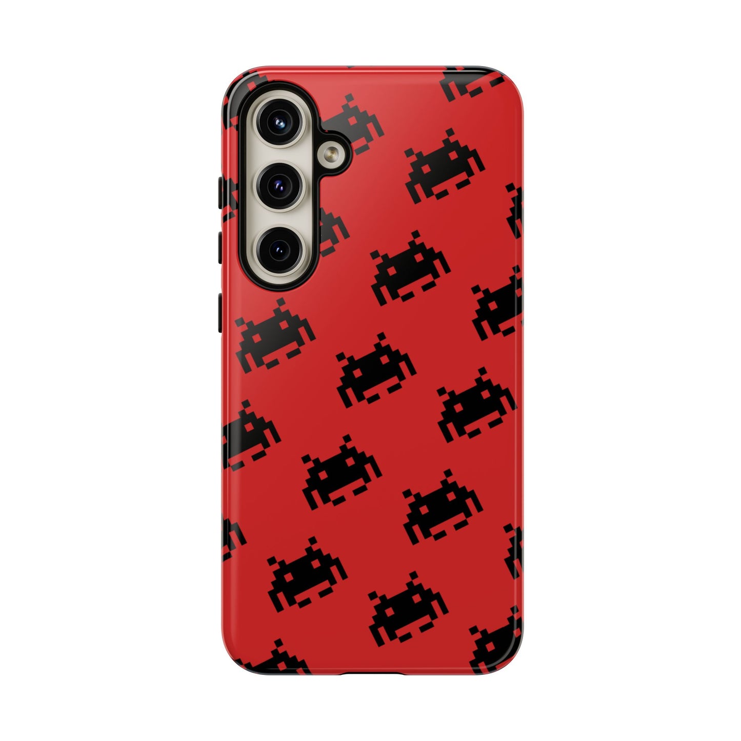 Red Pixel Alien Tough Phone Case