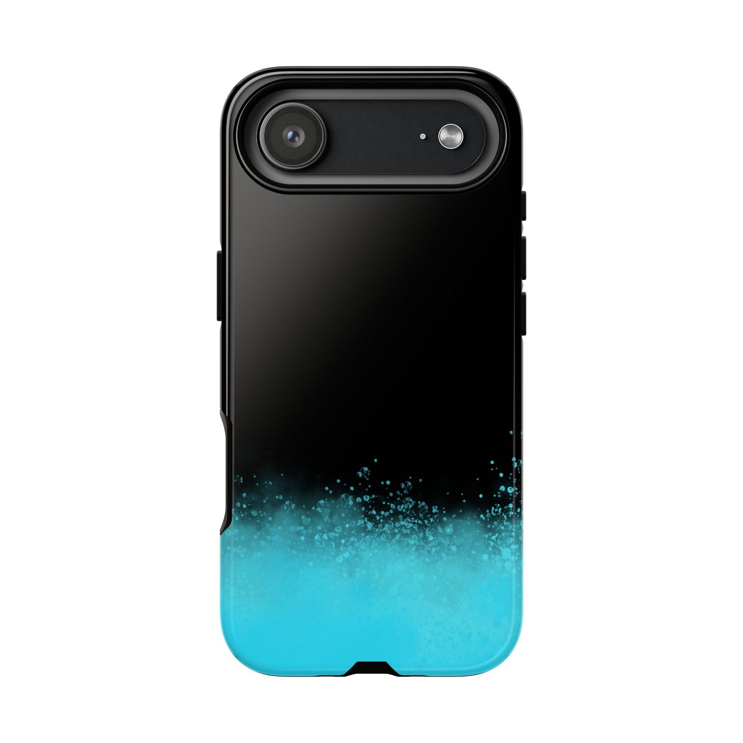 Black Aqua Splash Tough Phone Case