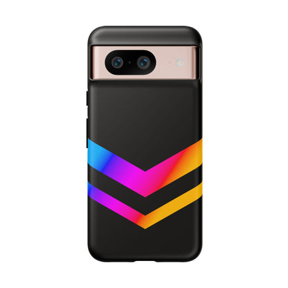 Neon V-Stripe Tough Phone Case