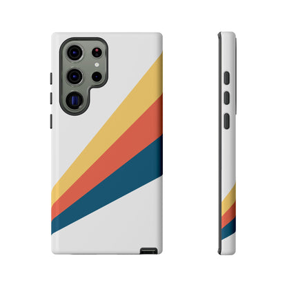 Diagonal Color Stripe Tough Phone Case