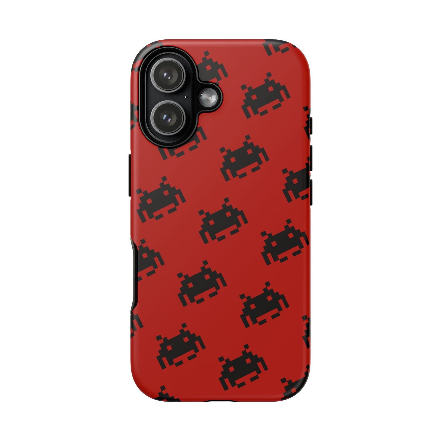 Red Pixel Alien Tough Phone Case