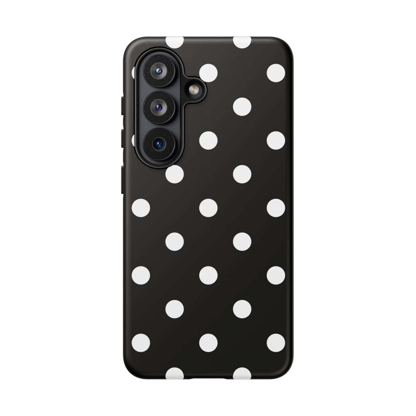 Black Polka Dot Tough Phone Case